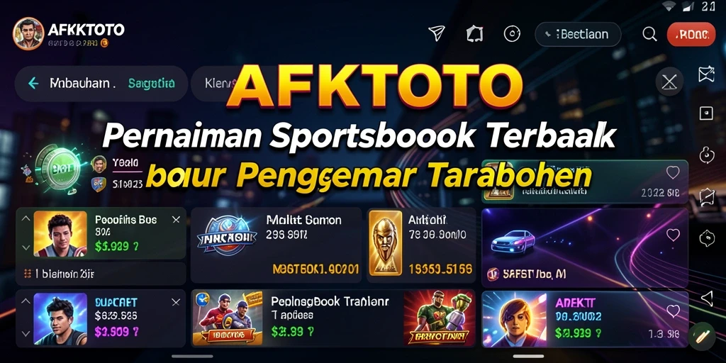 Screenshot AFKTOTO menunjukkan pengalaman taruhan olahraga yang seru.