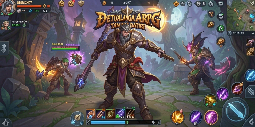 Tampilan gameplay seru dari BIGRICH77 dalam aksi ARPG.