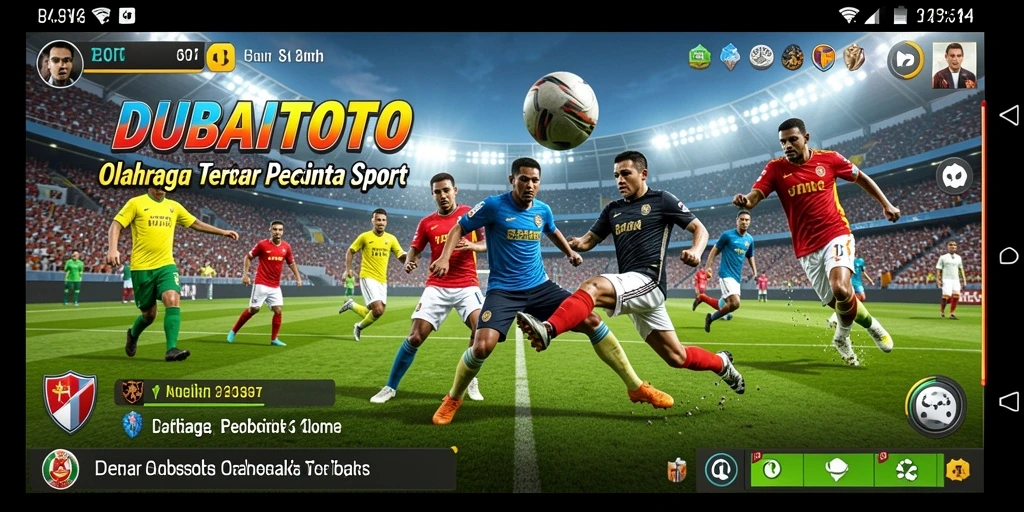 Tampilan gameplay <strong>DUBAITOTO</strong> yang penuh aksi di lapangan.