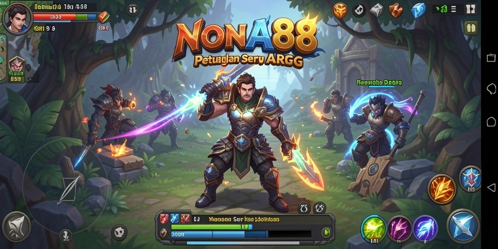 Screenshot gameplay NONA88 menampilkan aksi pertempuran seru dalam dunia ARPG.