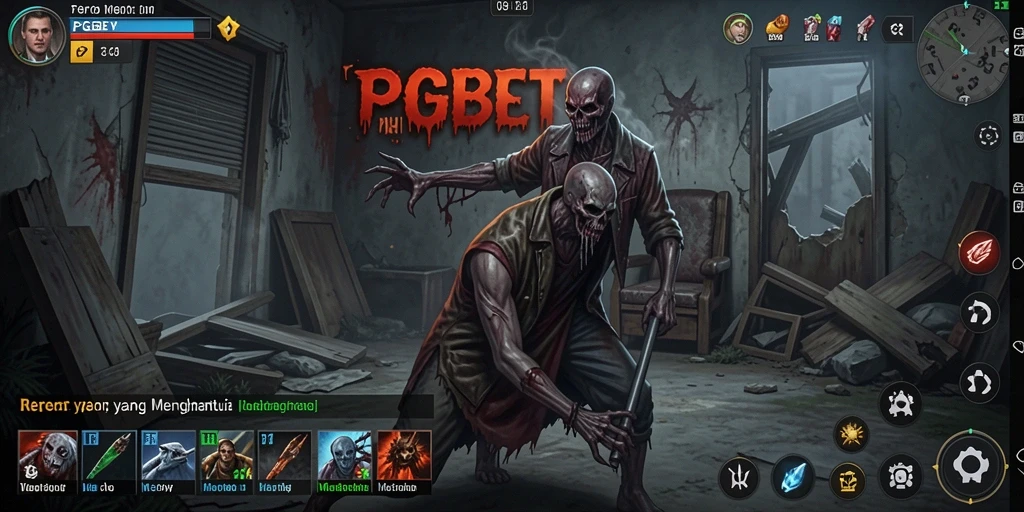 Screenshot PGBET menampilkan suasana gameplay yang mencekam dan menyeramkan.