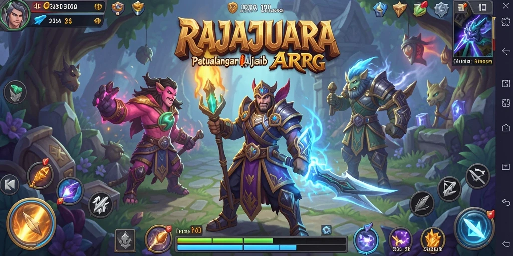 Tampilan seru dari pertarungan epik di RAJAJUARA.