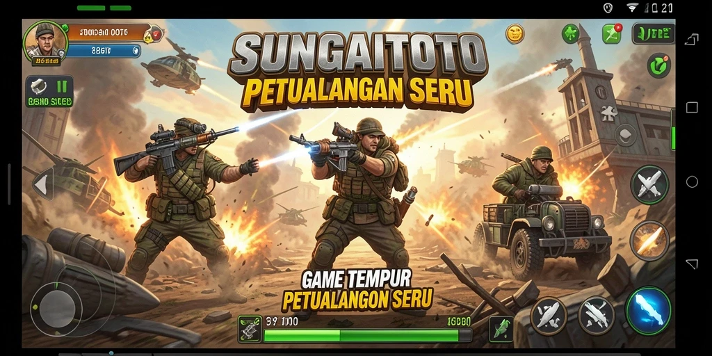 Tampilan gameplay SUNGAITOTO yang seru dan mendebarkan.