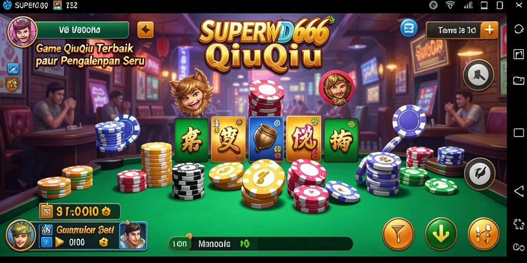 Tampilan gameplay QiuQiu yang menarik dan menantang