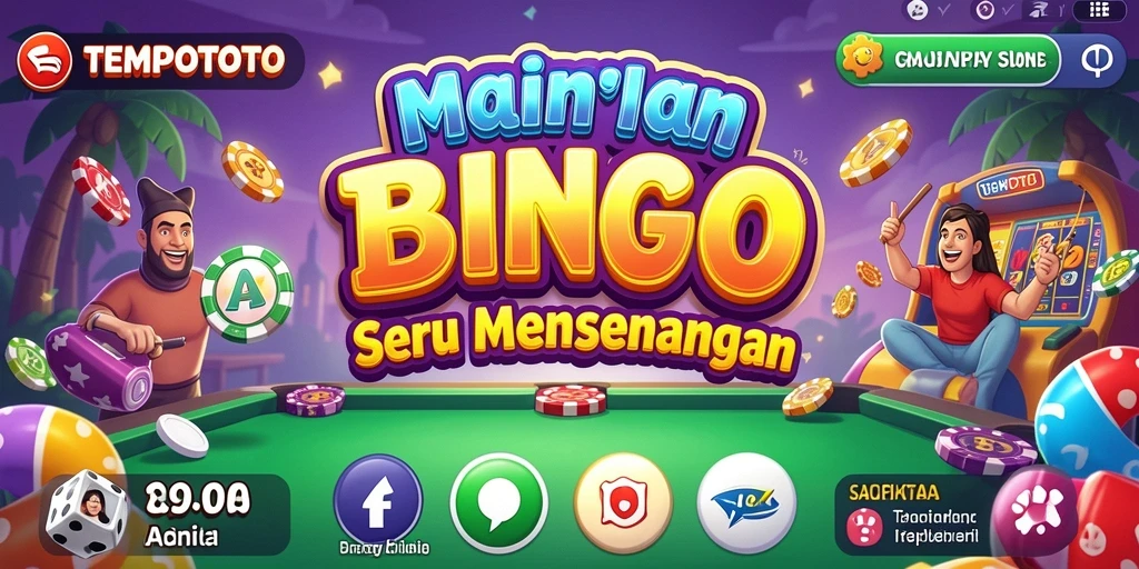 Screenshot menarik dari gameplay seru Bingo TEMPOTOTO.