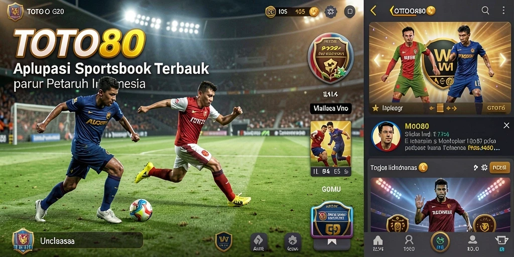 Tampilan gameplay menarik dari aplikasi Sportsbook TOTO80.