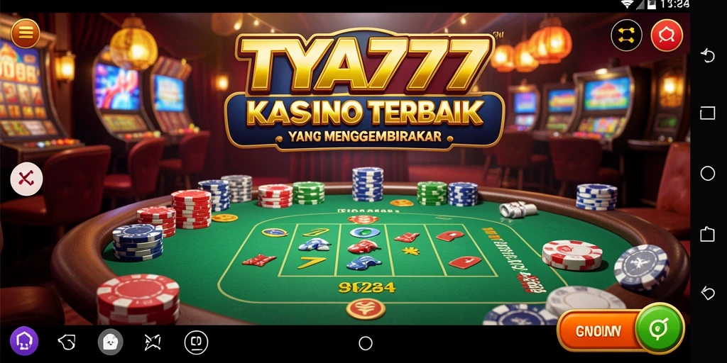 Tampilan gameplay kasino yang mengasyikkan dan interaktif di TYA777.